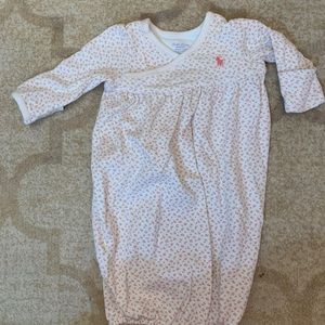 Ralph Lauren newborn gown in floral